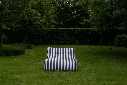 Pilot beanbag - Navy striped